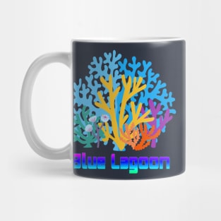 Blue Lagoon, The Story of the Sea, coral reefs Mug